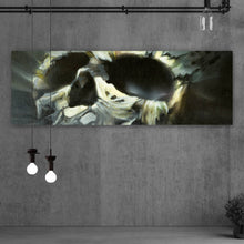Lade das Bild in den Galerie-Viewer, Aluminiumbild Airbrush Totenschädel Panorama
