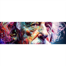 Lade das Bild in den Galerie-Viewer, Acrylglasbild Albert Einstein Abstrakt Panorama
