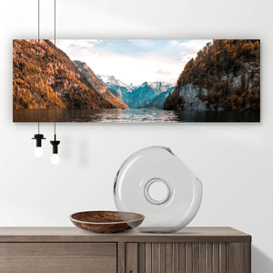 Poster Alpensee in Bayern Panorama