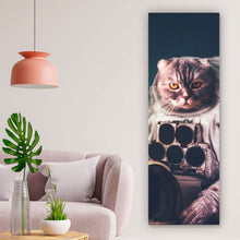 Lade das Bild in den Galerie-Viewer, Poster Amerikanische Astronauten Katze Panorama Hoch

