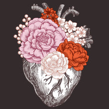 Lade das Bild in den Galerie-Viewer, Acrylglasbild Anatomisches Blumen Herz Quadrat
