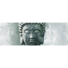 Lade das Bild in den Galerie-Viewer, Spannrahmenbild Buddha Statue Aquarell Panorama
