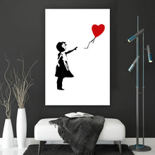Lade das Bild in den Galerie-Viewer, Spannrahmenbild Banksy - Ballon Girl No.3 Hochformat
