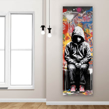 Lade das Bild in den Galerie-Viewer, Poster Banksy Kind Abstrakt Panorama Hoch
