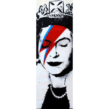 Lade das Bild in den Galerie-Viewer, Spannrahmenbild Banksy- Ziggy Stardust Queen Panorama Hoch
