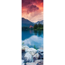 Lade das Bild in den Galerie-Viewer, Poster Bergsee im Nationalpark Panorama Hoch
