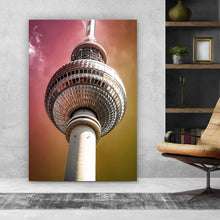 Lade das Bild in den Galerie-Viewer, Aluminiumbild Berliner Fernsehturm Hochformat
