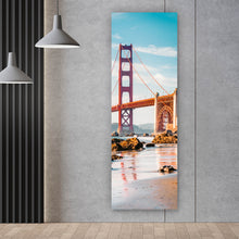 Lade das Bild in den Galerie-Viewer, Poster Golden Gate Bridge Panorama Hoch
