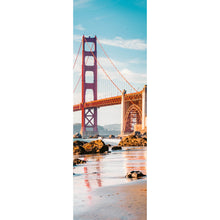 Lade das Bild in den Galerie-Viewer, Leinwandbild Golden Gate Bridge Panorama Hoch
