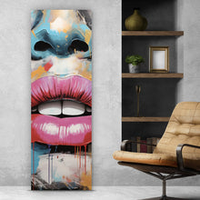 Lade das Bild in den Galerie-Viewer, Poster Blutige Lippen Pop Art Panorama Hoch
