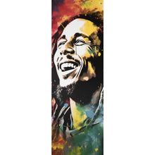 Lade das Bild in den Galerie-Viewer, Spannrahmenbild Bob Marley Aquarell Panorama Hoch
