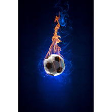 Lade das Bild in den Galerie-Viewer, Poster Brennender Fußball Hochformat
