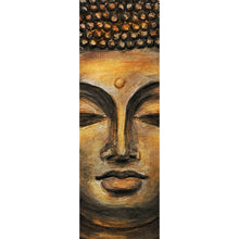 Lade das Bild in den Galerie-Viewer, Aluminiumbild Buddha Braun Panorama Hoch
