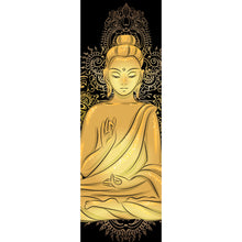 Lade das Bild in den Galerie-Viewer, Aluminiumbild Buddha im Lotussitz Panorama Hoch
