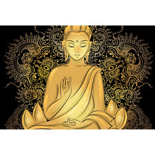 Lade das Bild in den Galerie-Viewer, Poster Buddha im Lotussitz Querformat
