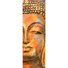 Lade das Bild in den Galerie-Viewer, Aluminiumbild Buddha mit Mandala Panorama Hoch
