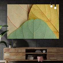 Lade das Bild in den Galerie-Viewer, Spannrahmenbild Bunte Blätter Querformat
