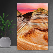 Lade das Bild in den Galerie-Viewer, Aluminiumbild gebürstet Canyon in Arizona Hochformat
