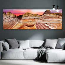 Lade das Bild in den Galerie-Viewer, Aluminiumbild Canyon in Arizona Panorama
