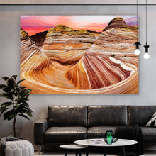 Lade das Bild in den Galerie-Viewer, Leinwandbild Canyon in Arizona Querformat

