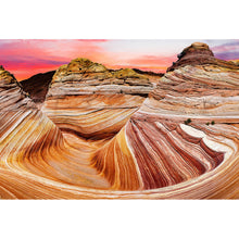 Lade das Bild in den Galerie-Viewer, Aluminiumbild gebürstet Canyon in Arizona Querformat
