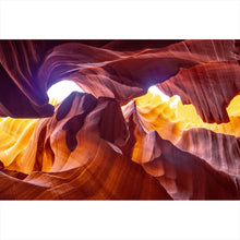 Lade das Bild in den Galerie-Viewer, Leinwandbild Canyon Sandsteinfelsen Querformat
