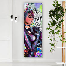 Lade das Bild in den Galerie-Viewer, Acrylglasbild Catgirl Pop Art Panorama Hoch
