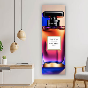 Leinwandbild Luxus Chanel Parfüm Panorama Hoch