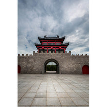 Lade das Bild in den Galerie-Viewer, Aluminiumbild Chinesische Steinmauer Hochformat
