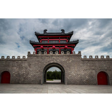 Lade das Bild in den Galerie-Viewer, Leinwandbild Chinesische Steinmauer Querformat
