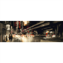 Lade das Bild in den Galerie-Viewer, Spannrahmenbild City Life Abstrakt Panorama
