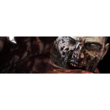 Lade das Bild in den Galerie-Viewer, Aluminiumbild Close-Up-Portrait eines Zombies Panorama
