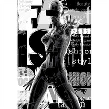 Lade das Bild in den Galerie-Viewer, Poster Cyborg Girl No.1 Hochformat
