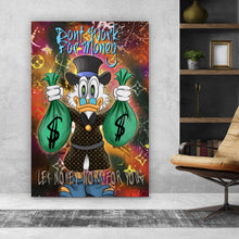 Lade das Bild in den Galerie-Viewer, Poster Dagobert Let Money Work For You Hochformat
