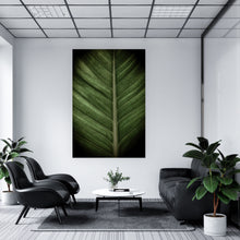 Lade das Bild in den Galerie-Viewer, Acrylglasbild Dark Leaf Hochformat
