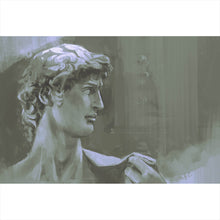 Lade das Bild in den Galerie-Viewer, Acrylglasbild David Statue Querformat
