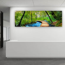 Lade das Bild in den Galerie-Viewer, Aluminiumbild Deep Forest Panorama

