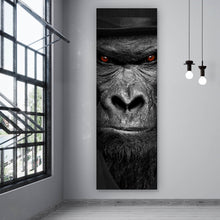 Lade das Bild in den Galerie-Viewer, Spannrahmenbild Der Affe fürs Grobe Panorama Hoch
