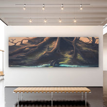 Lade das Bild in den Galerie-Viewer, Acrylglasbild Digital Art Natur Szene Panorama
