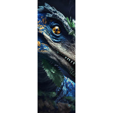Lade das Bild in den Galerie-Viewer, Poster Dinosaurier Bunt Digital Panorama Hoch
