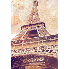 Lade das Bild in den Galerie-Viewer, Leinwandbild Eiffelturm Digital Hochformat
