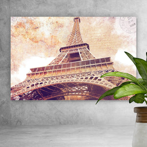 Acrylglasbild Eiffelturm Digital Querformat