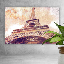 Lade das Bild in den Galerie-Viewer, Leinwandbild Eiffelturm Digital Querformat
