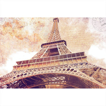 Lade das Bild in den Galerie-Viewer, Aluminiumbild Eiffelturm Digital Querformat
