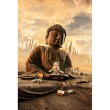 Lade das Bild in den Galerie-Viewer, Acrylglasbild Endzeit Buddha Hochformat
