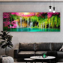 Lade das Bild in den Galerie-Viewer, Poster Exotischer Wasserfall Panorama
