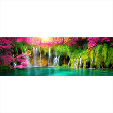 Lade das Bild in den Galerie-Viewer, Acrylglasbild Exotischer Wasserfall Panorama
