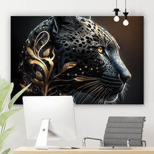 Lade das Bild in den Galerie-Viewer, Poster Fantasy Black Panther Querformat
