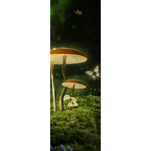Lade das Bild in den Galerie-Viewer, Leinwandbild Fantasie Pilze Panorama Hoch
