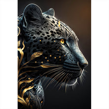 Lade das Bild in den Galerie-Viewer, Poster Fantasy Black Panther Hochformat
